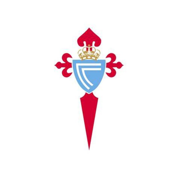 Celta Vigo's Santi Mina celebrates scoring against Barcelona in La Liga on May 16, 2021