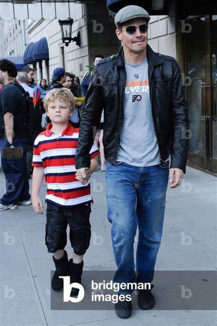 David Boreanaz & Son Jaden Root for 76ers in Los Angeles! Photo 3873304 Celebrity Babies