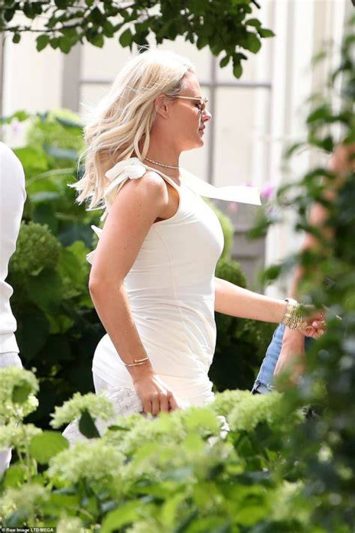 Here comes the bride: Danielle stunned in another all-white ensemble as she shared glimpses into her hen-do on social media earlier